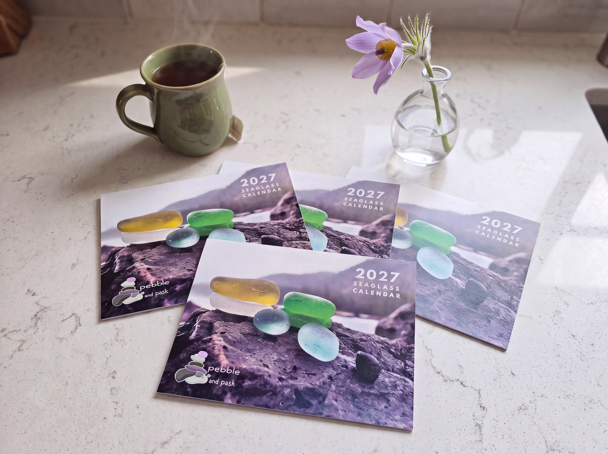 2027 Seaglass Monthly Wall Calendar - Image 6