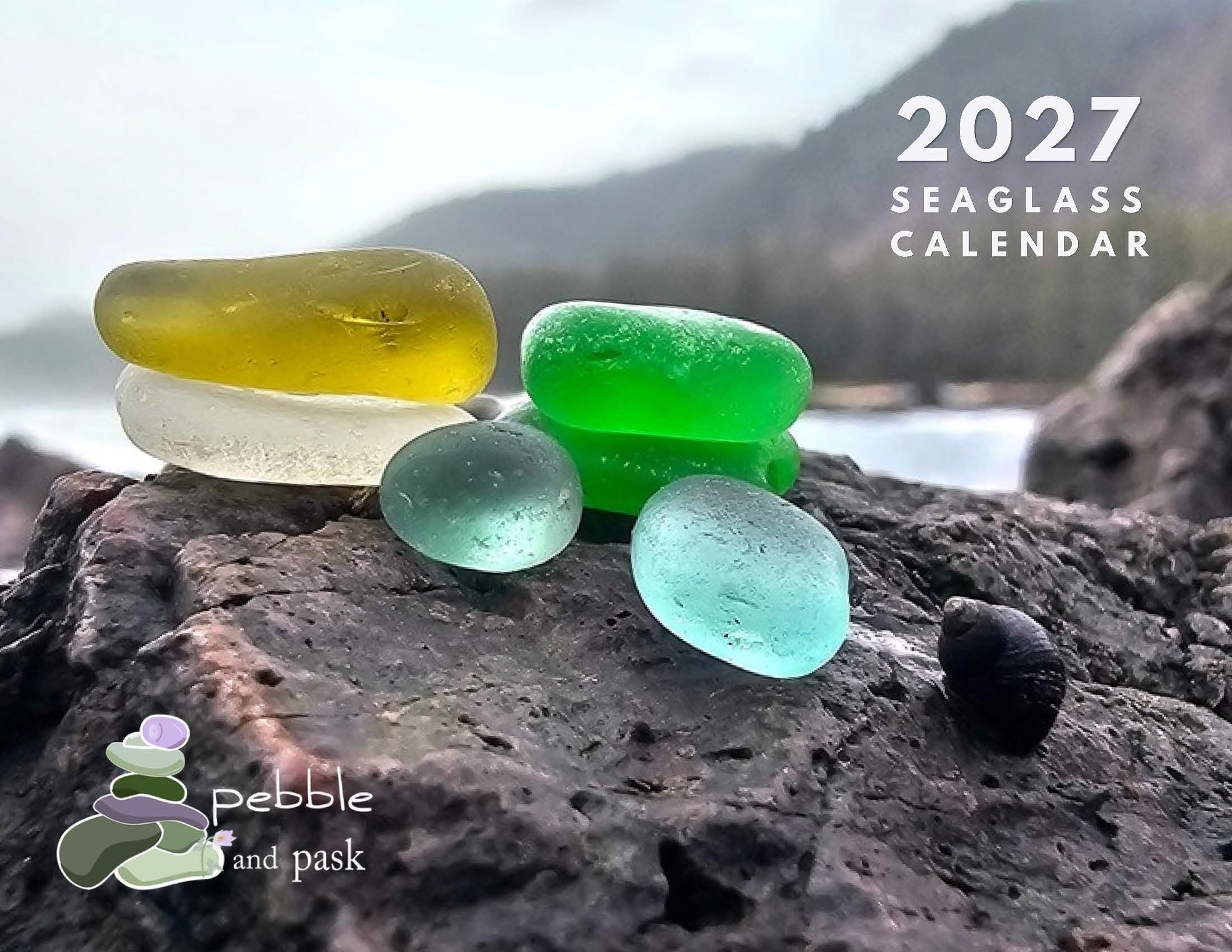 2027 Seaglass Monthly Wall Calendar - Image 5