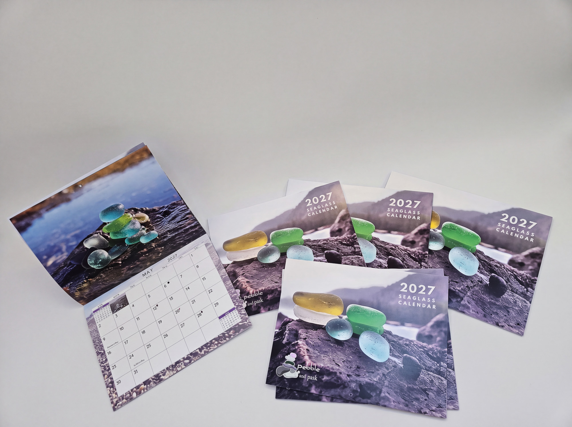 2027 Seaglass Monthly Wall Calendar - Image 3