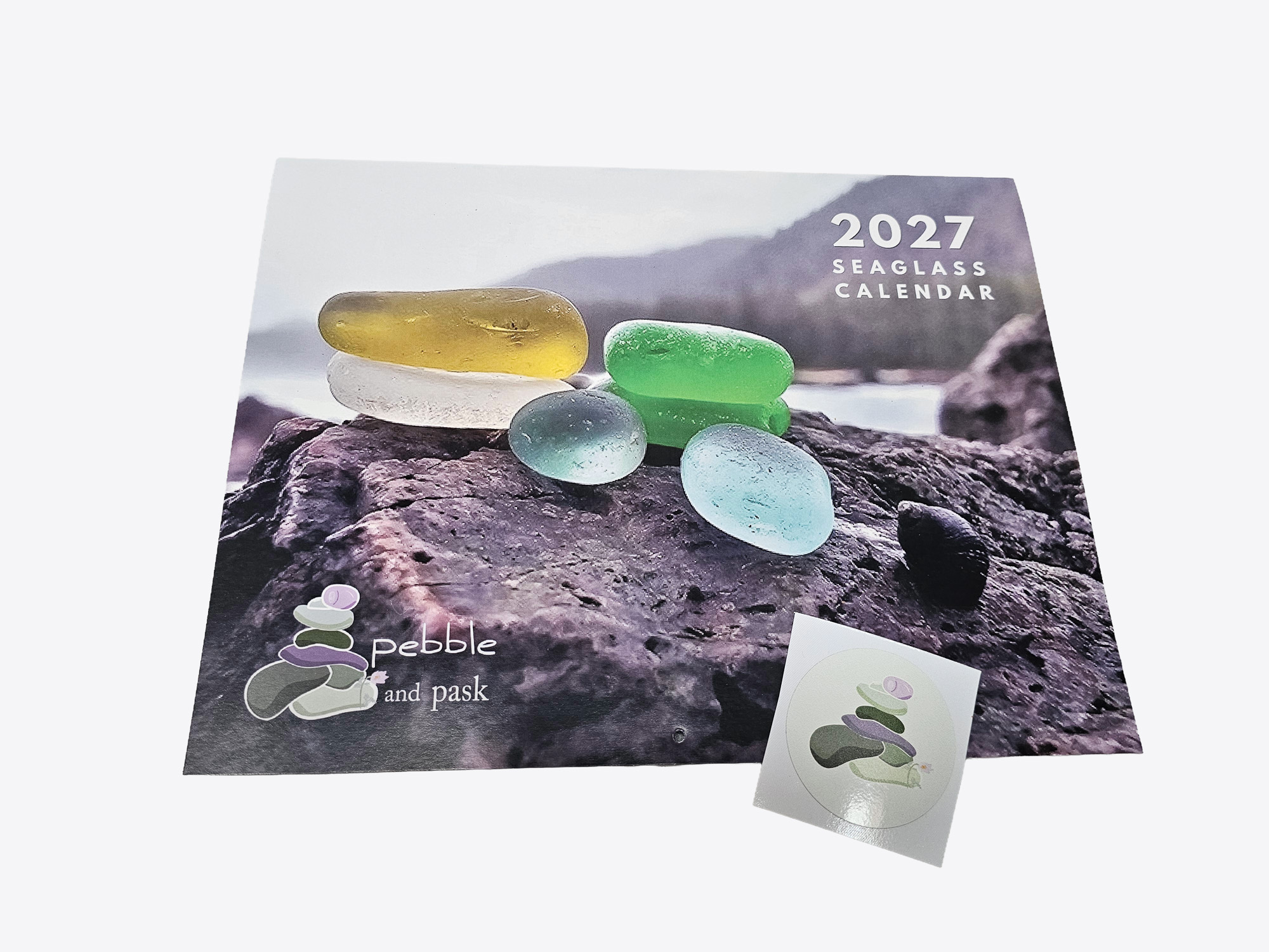2027 Seaglass Monthly Wall Calendar - Image 8
