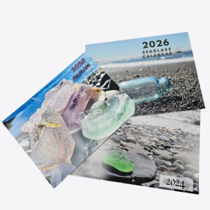 Past-Year Seaglass Monthly Wall Calendar